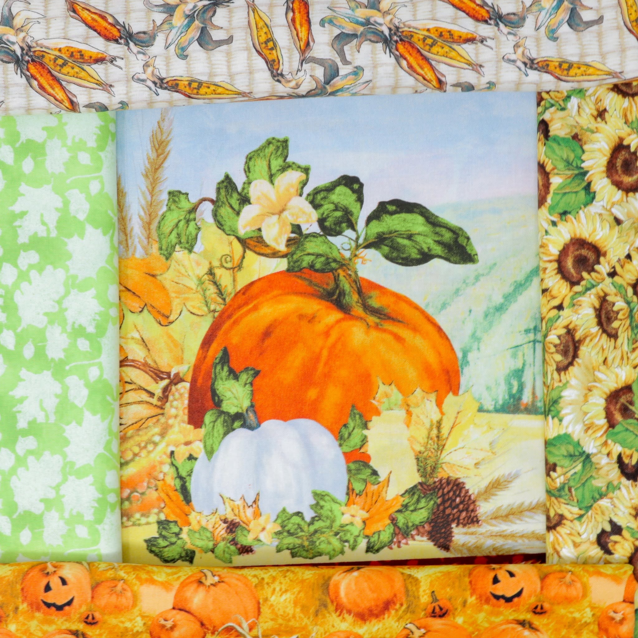 Fall Golden Days and Pumpkins