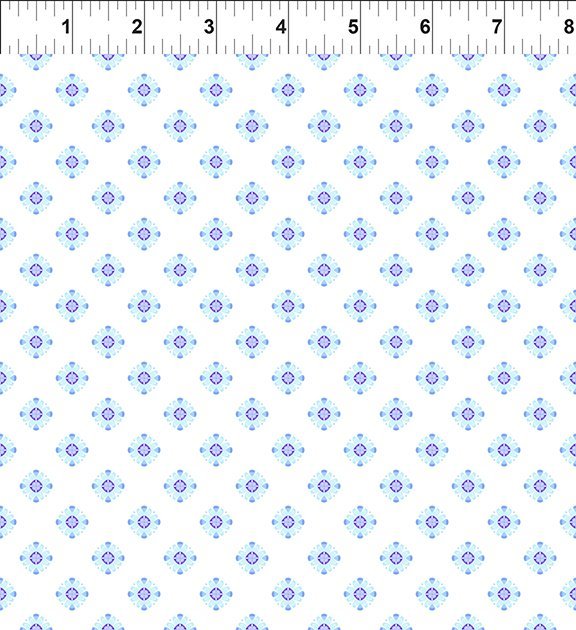 Dragon Friends 11DF-1 Geometric 6 Blue