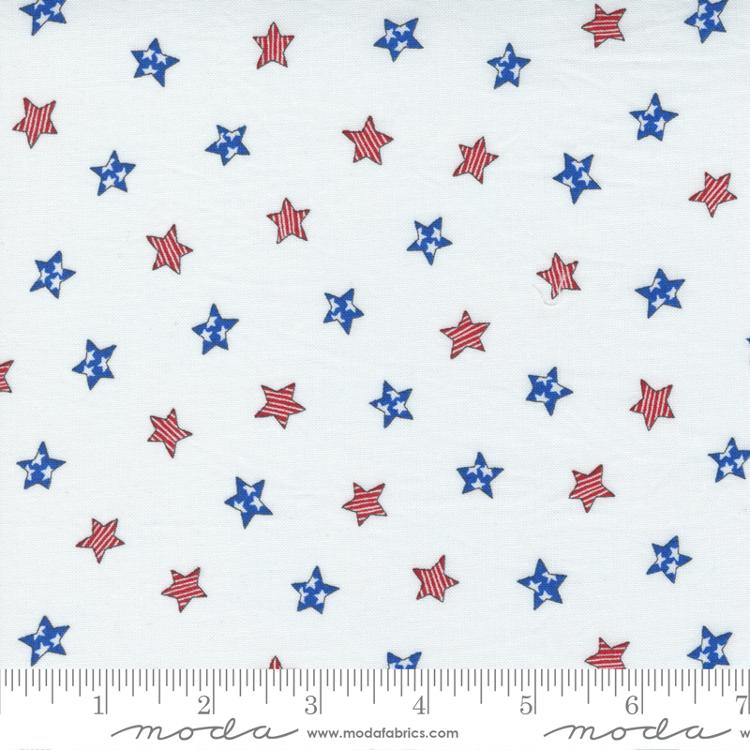 All American Daisy White 56026 11 Moda #1