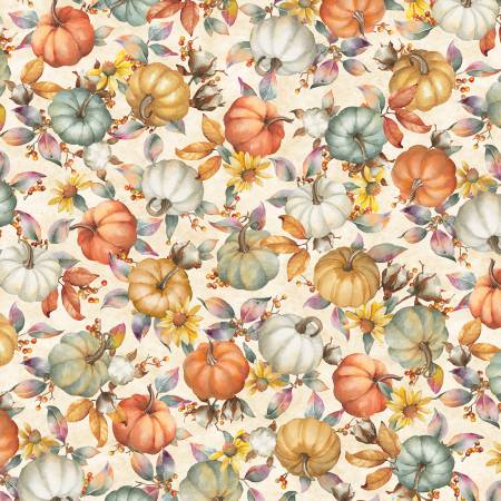 Bountiful Pumpkin Patch Allover BOUN5880-E