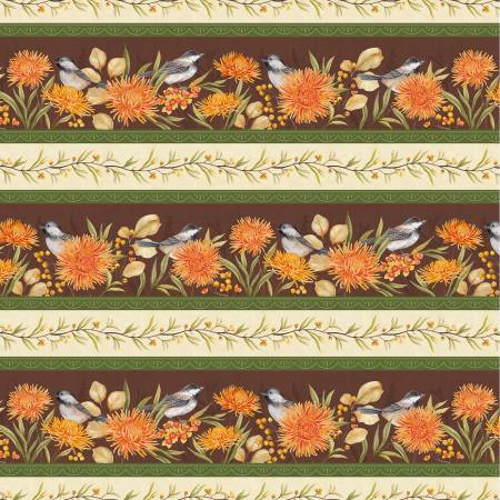 Chickadee Charm Multi Repeating Stripe 27724-728