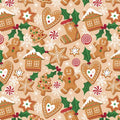 Christmas Miniatures II Gingerbread Allover CHM35909-NE