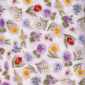 Cottage Garden Floral Light Purple  Y0407 26