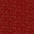 Cozy Christmas Red Holly R111330D-RED