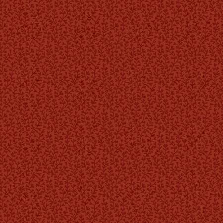 Cozy Christmas Red Tonal Vine R111332D-RED