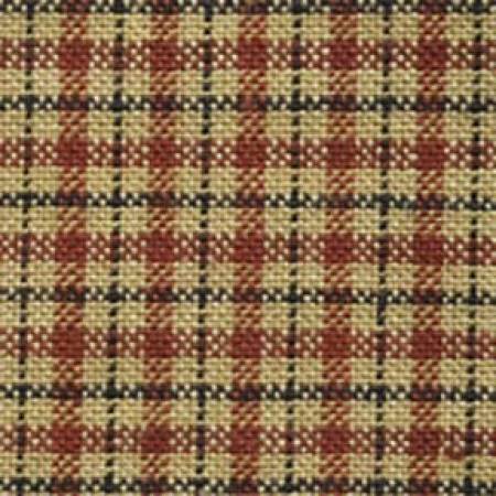 Dunroven Homespun H351 Red/Teadye Mini Windowpane
