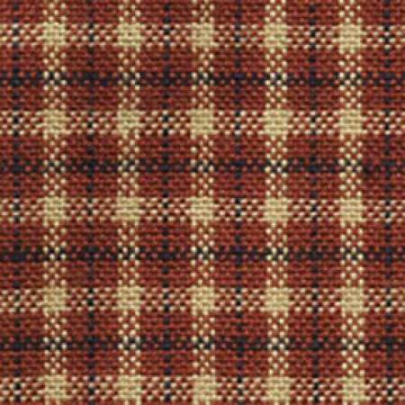 Dunroven Homespun H352 Red/Teadye Reverse Mini Windowpane