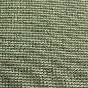 Dunroven Homespun H43 Green/Teadye Mini Check