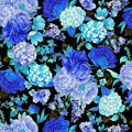 Escapade Black Floral Metallic Bouquet CM3793-BLACK
