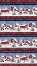 Farmstead Friends  Horse Border Stripe DP26896-24