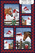 Farmstead Friends  Horse Panel DP26895-24