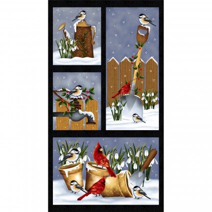 Frozen in Time Block Panel 2709P-99