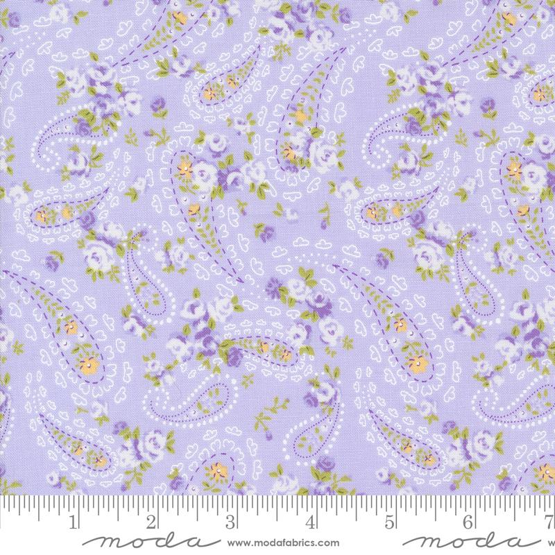 Georgia Lavender Paisley  18773 12 Moda