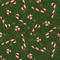 Gingerbread Christmas Tossed Candy Canes Y4124-112 Light Forest Candy