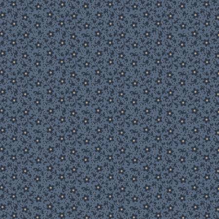 Grace Elizabeth Blue Flower Scroll R101686D-BLUE