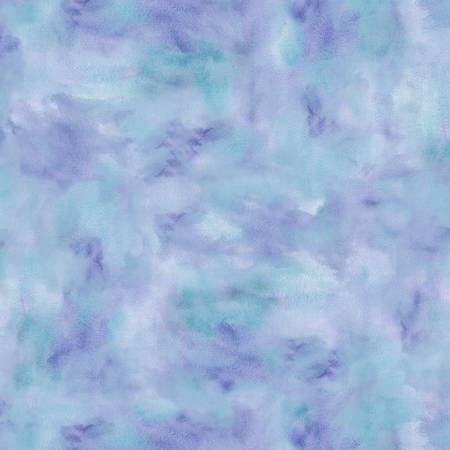 Indigo Song Light Blue Mixed Watercolor Texture