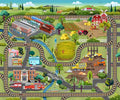 Let's Go Digital 36" Canvas Play Mat Y4462-55