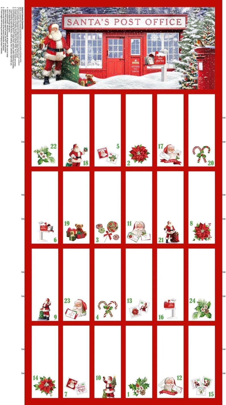 Letters to Santa Advent Calendar DP27126-24