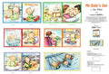 My Baby's Day Fabric Story Book Panel 1826-MULTI about 36" x 44