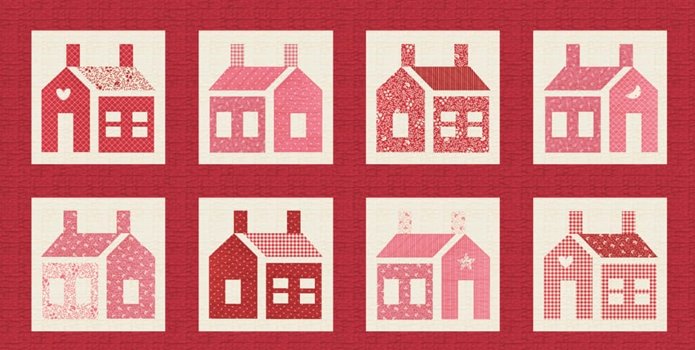 One Room School House Panel 03050 R Red