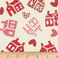 One Room School House Tossed 03051 R Red