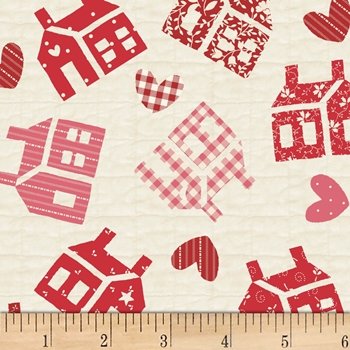 One Room School House Tossed 03051 R Red