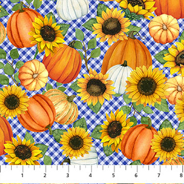 Pumpkins Blue Multi DP26938-44