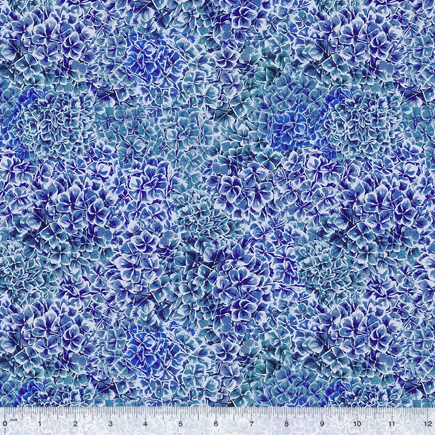 Summer Bliss Flowerhead Texture  53708 3 Blue