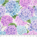 Summer Bliss Hydrangeas in Bloom 53711W 1 108" Quilt Back