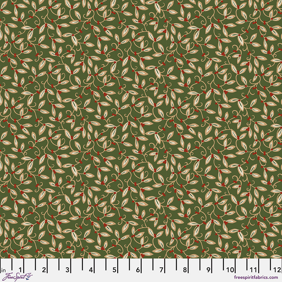 The Cotswold Holiday Collection Mistletoe - Green PWWM095