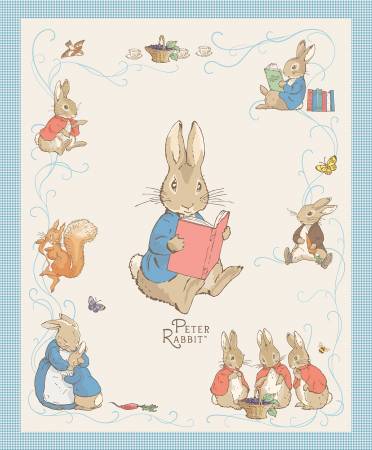 The Tale of Peter Rabbit 36in x 43in Peter Rabbit Panel C14706