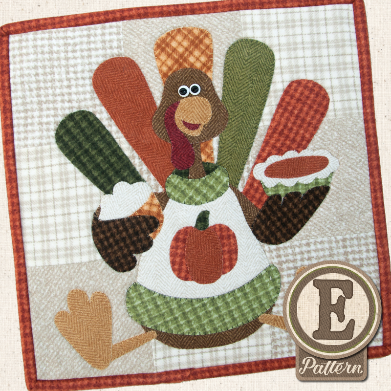 Turkey & Trimmings Little Quilts Collection Pattern