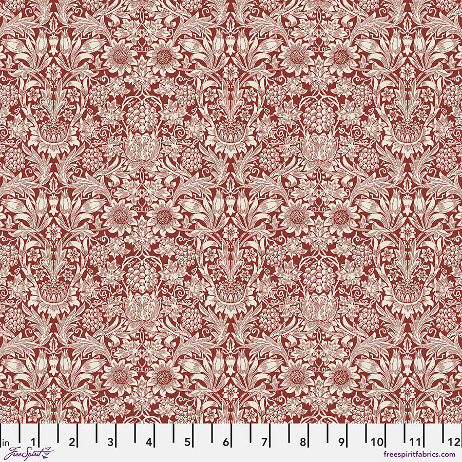 William Morris Emery Walker Sunflower - Berry PWWM106.BERRY