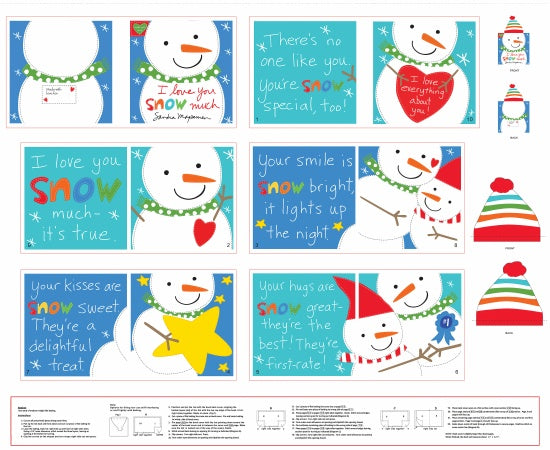 You are a Gift to Me Fabric Story Book Panel 3367P about 36
