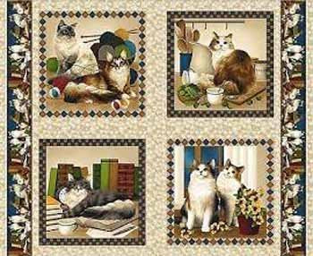 4 Paws Cat Panel 28991- 4 Cats