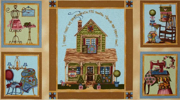 A Quilter’s Home Panel 1053 247 Beige