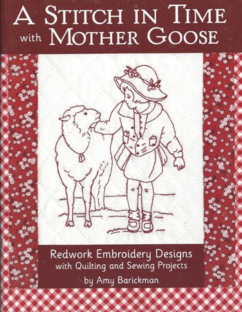A Stitch in Time with Mother Goose Redwork Book