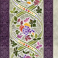 Abundance Border Stripe 3 ABU 2 Purple