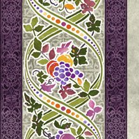 Abundance Border Stripe 3 ABU 2 Purple