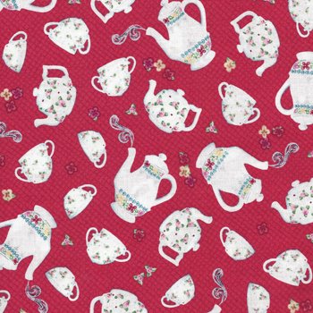 Afternoon Delight Tea Pots Red 23353 R