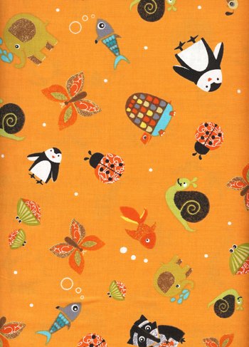 Aldo to Zippy Tossed Animals Orange 845 O