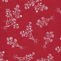 Alex Anderson Red Blossoms 2141 Red on White