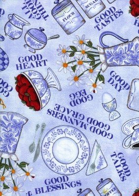 All Things Good Tea Toss C7899 Blue