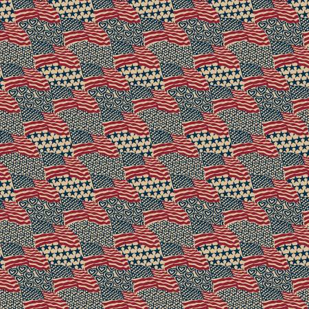 Allegiance Waving Flags Patriotic ALLE05550-MU
