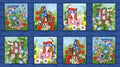 America the Beautiful Block Panel 1459 77 Blue