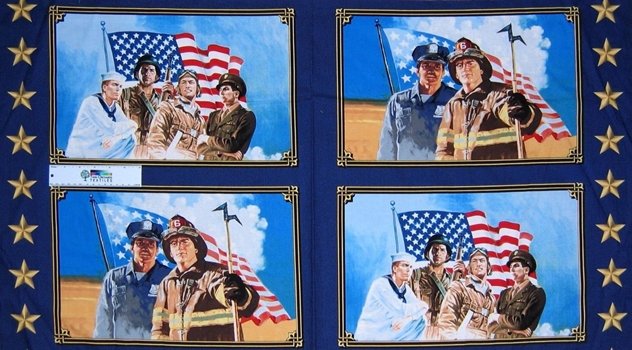 American Heroes Panel 36040P Navy