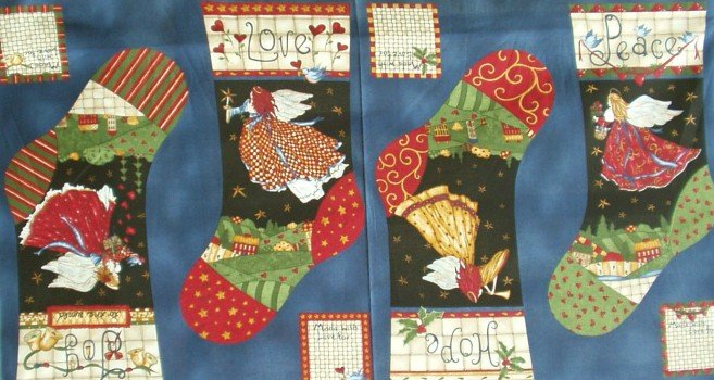 Angels Watching Over Me 76236 497 Stocking  Blue