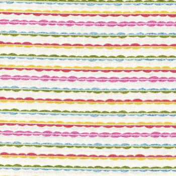 Animal Alphabet Flashcards Stripe 21061 Multi cream