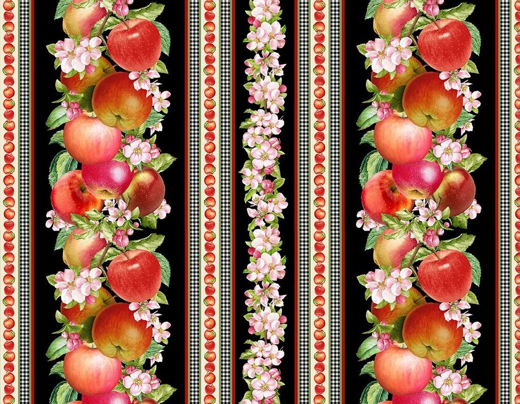 Apple Border Stripe 11" Black