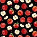Apples and Slices FRUIT-CD2865 Black